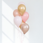 Фонтан шаров "Розовый песок"