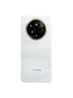 Задняя крышка для Realme 14 Pro Белая (White) со стеклом камеры