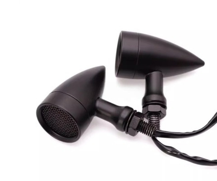 поворотники универсальные XR-3030 чёрные с сеткой