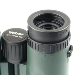 Бинокль Veber Silver Line БП 10X42L WP - Поворотно-выдвижные наглазники