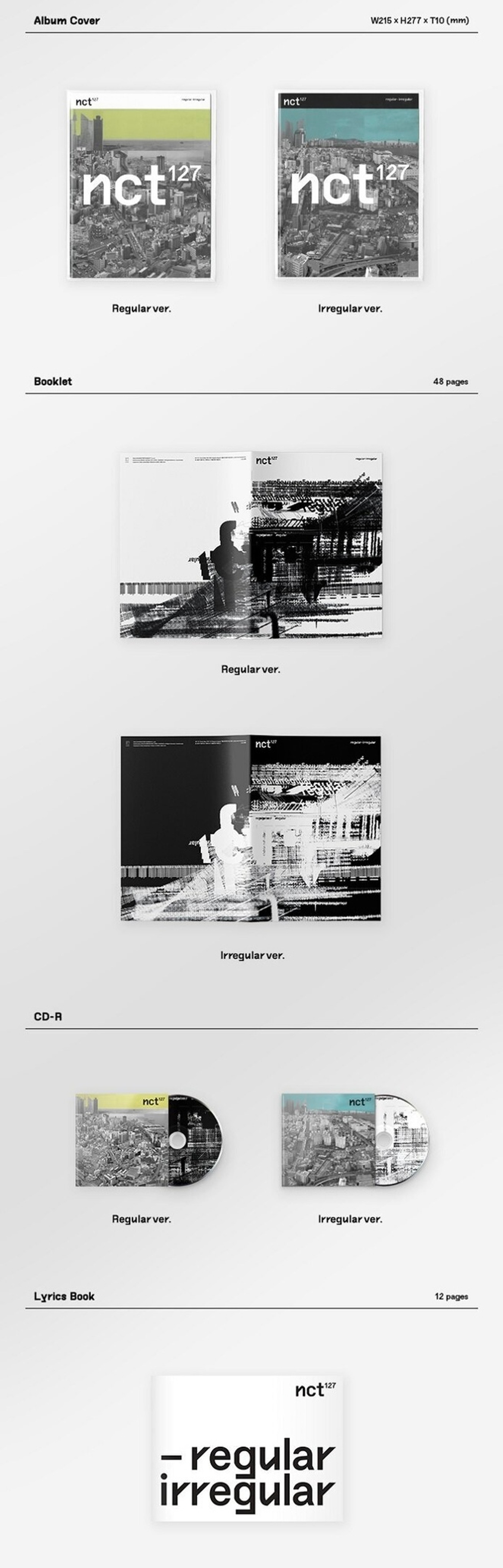 Купить Альбом NCT 127 Regular-Irregular | Stars Store K-POP