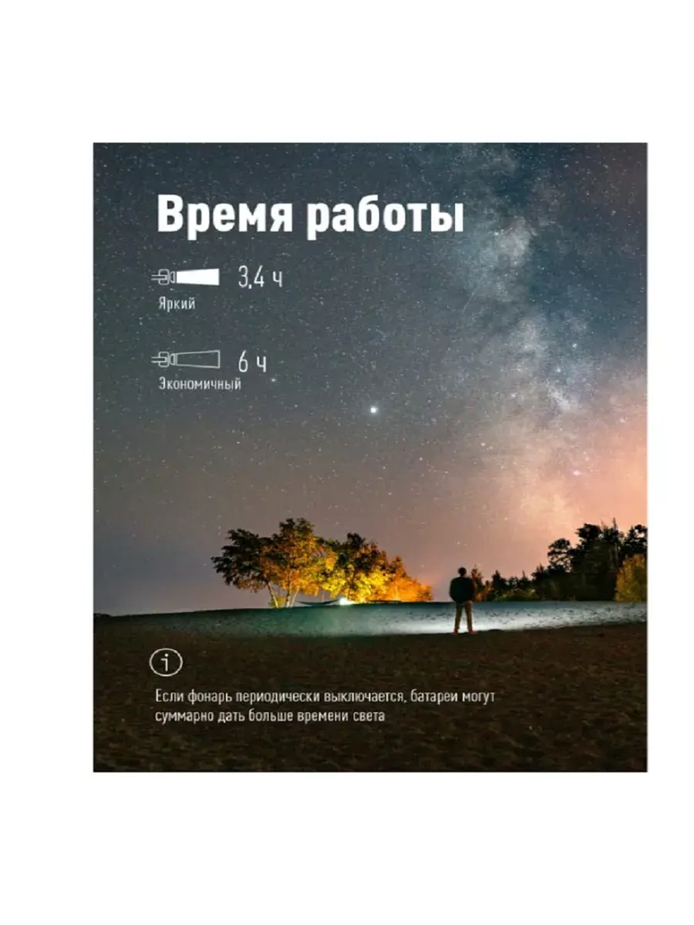 Фонарь налобный аккумуляторный Космос Head3W