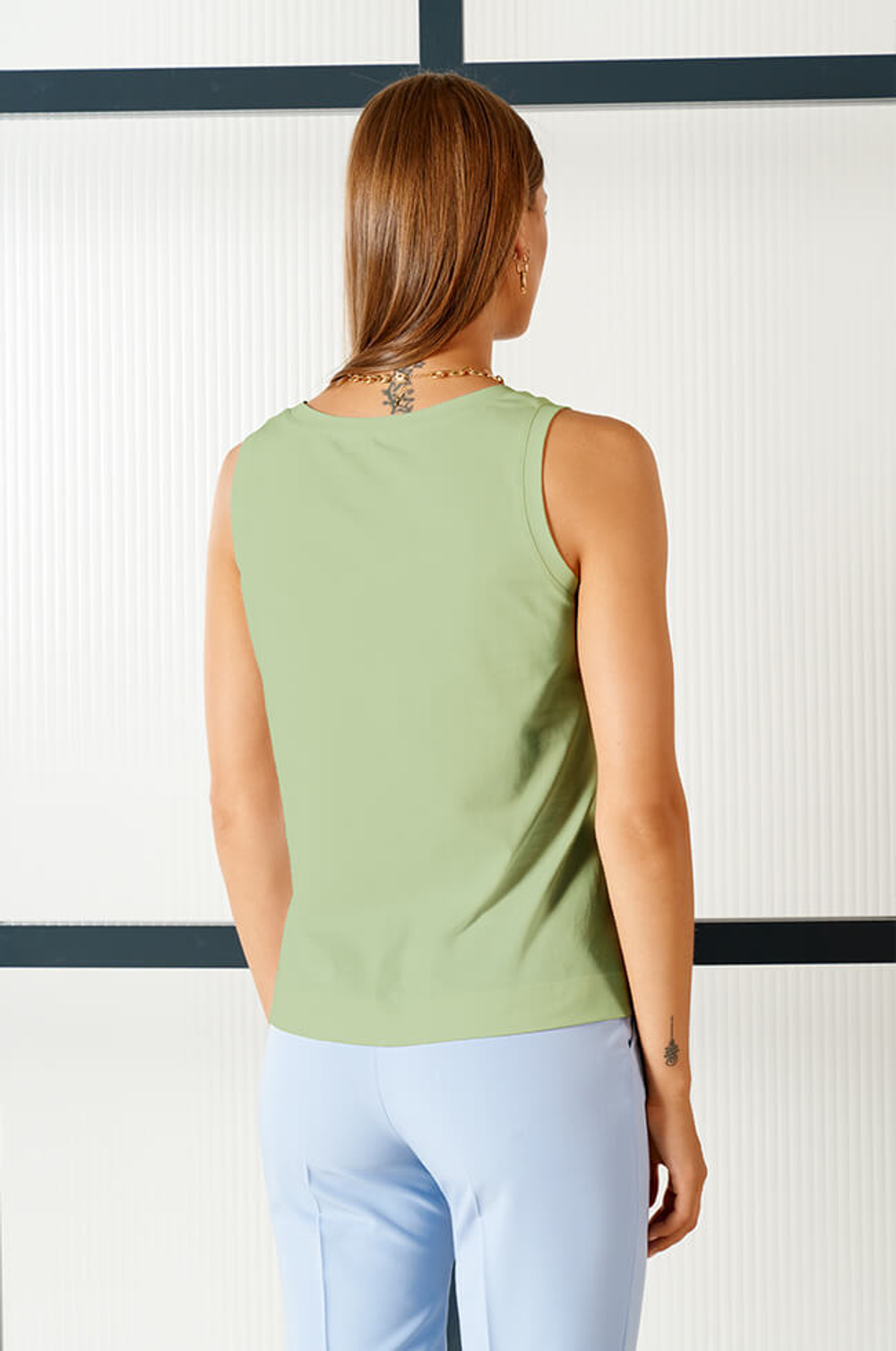 22672 Джемпер женский (бледно-зеленый)