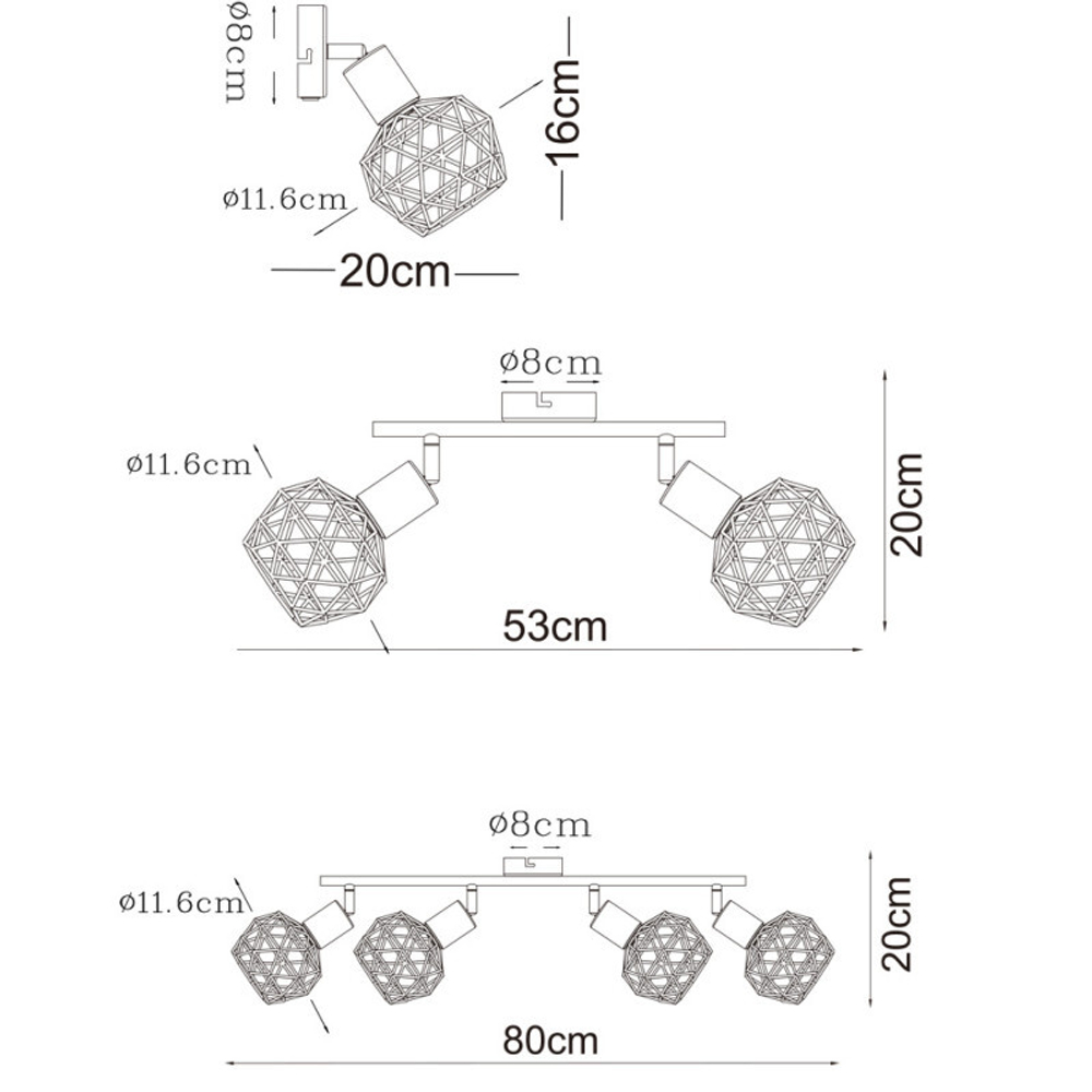 Спот Arte Lamp A6141AP-2AB