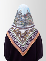 Платок «Связь времен» персиковый