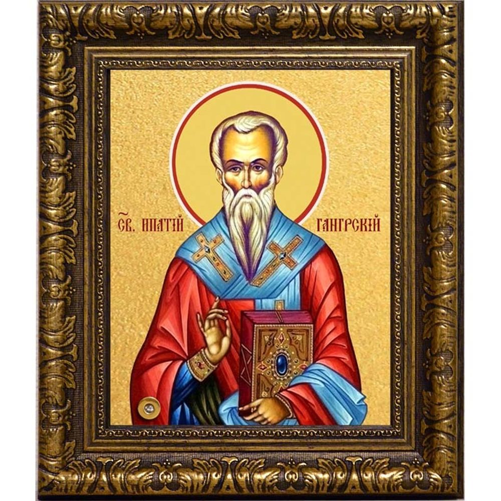Ипатий епископ Гангрский чудотворец. Икона на холсте.