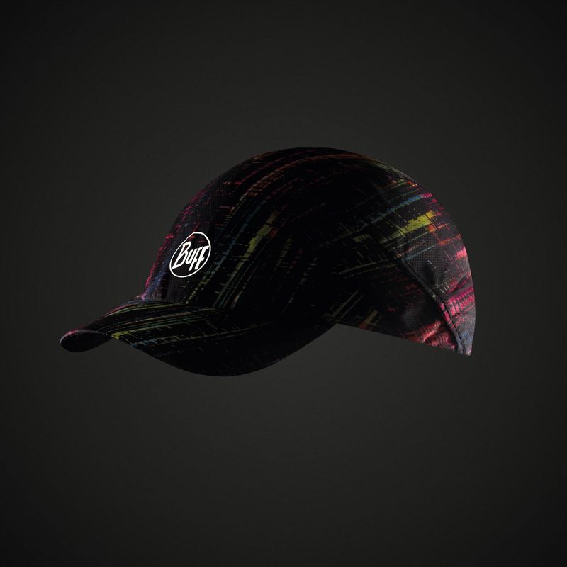 Спортивная кепка для бега женская Buff Pro Run Cap R-Wira Black Фото 4