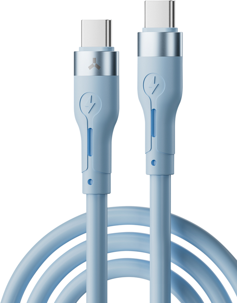 Кабель 1m Type-C/Type-C 3A CC30-S100 Accesstyle blue