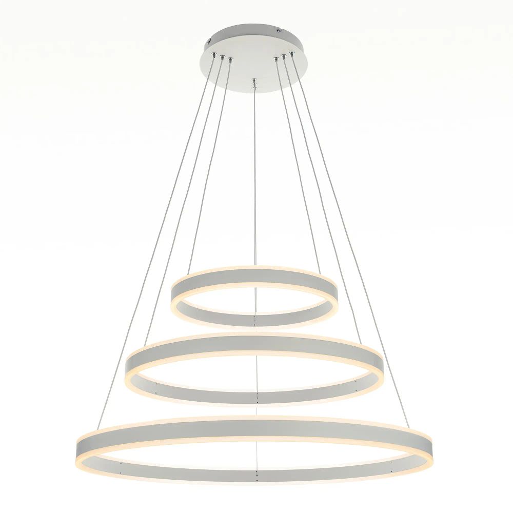 Citilux Дуэт CL719680 LED Люстра подвесная с пультом Белая