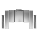 Мангал-дипломат в сумке 410 x 280 x 125, 1.5 мм, 6 шампуров в комплекте, Camping Palisad