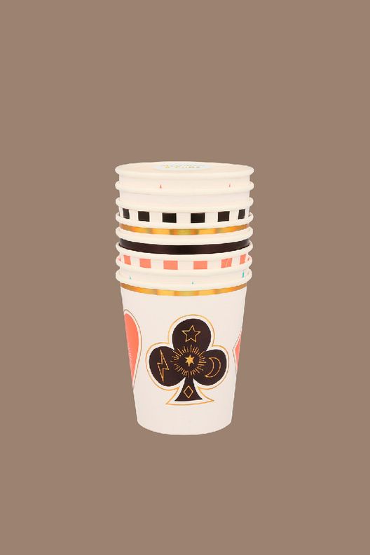 Стаканы "Фокусы" (в наборе 8 шт) / Meri Meri