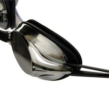 Очки для плав.TORRES Pro, SW-32519MR, зерк.линзы.,чёрная оправа,дв.рег.ремешок