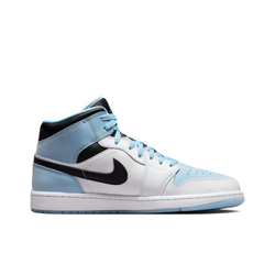 Кроссовки Air Jordan 1 Mid White Ice Blue