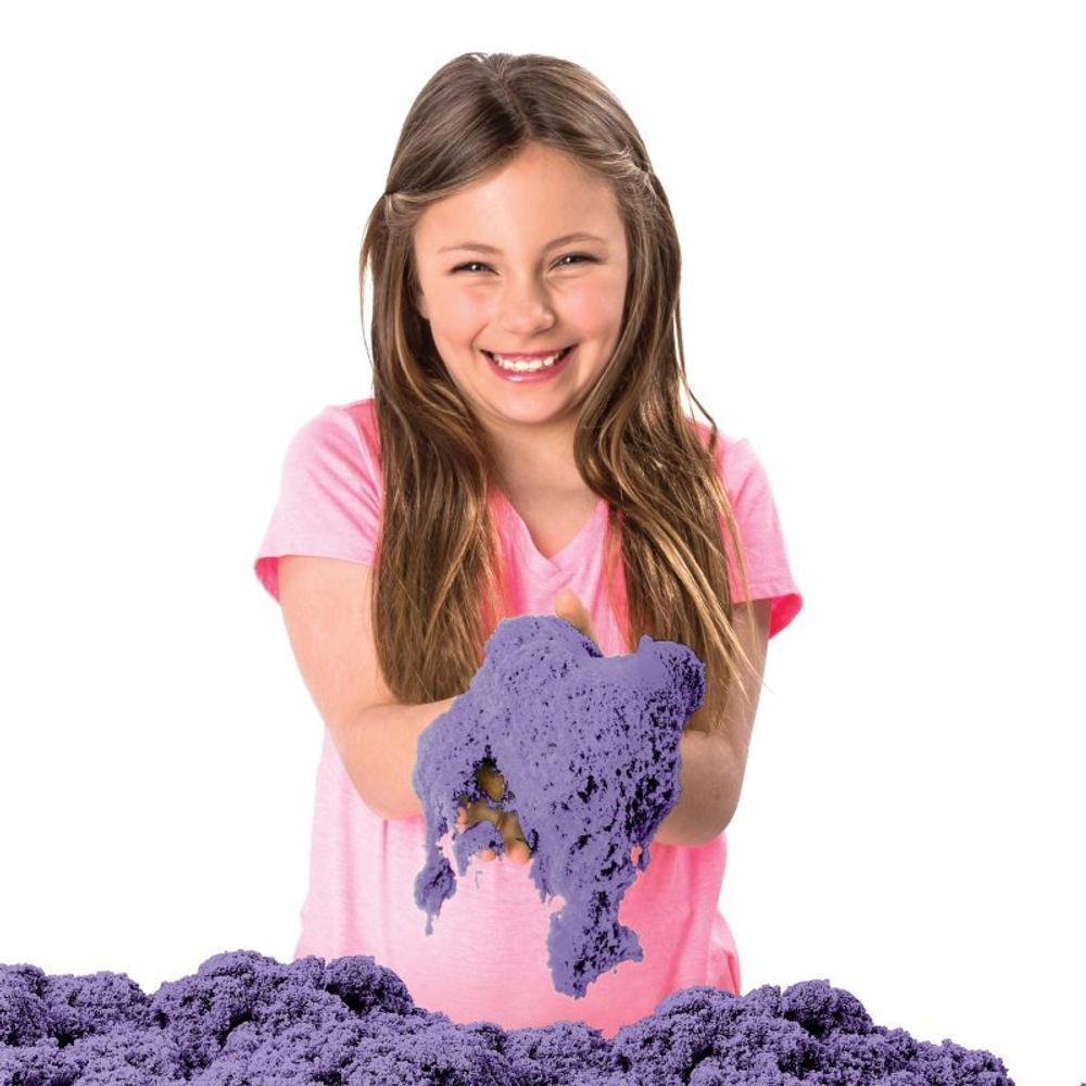 Kinetic Sand - Набор замок из кинетического песка с песочницей фиолетовый 454г 20106638