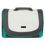 Детская коляска Adamex Barletta New 2 в 1 B-20 (серый+белый+мятный)