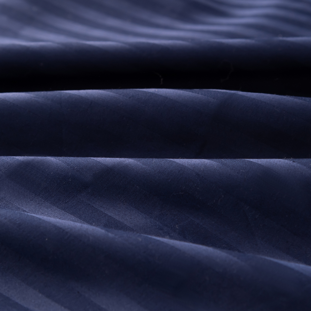 Простынь на резинке Страйп Сатин Однотонный 100% хлопок RR1CT033