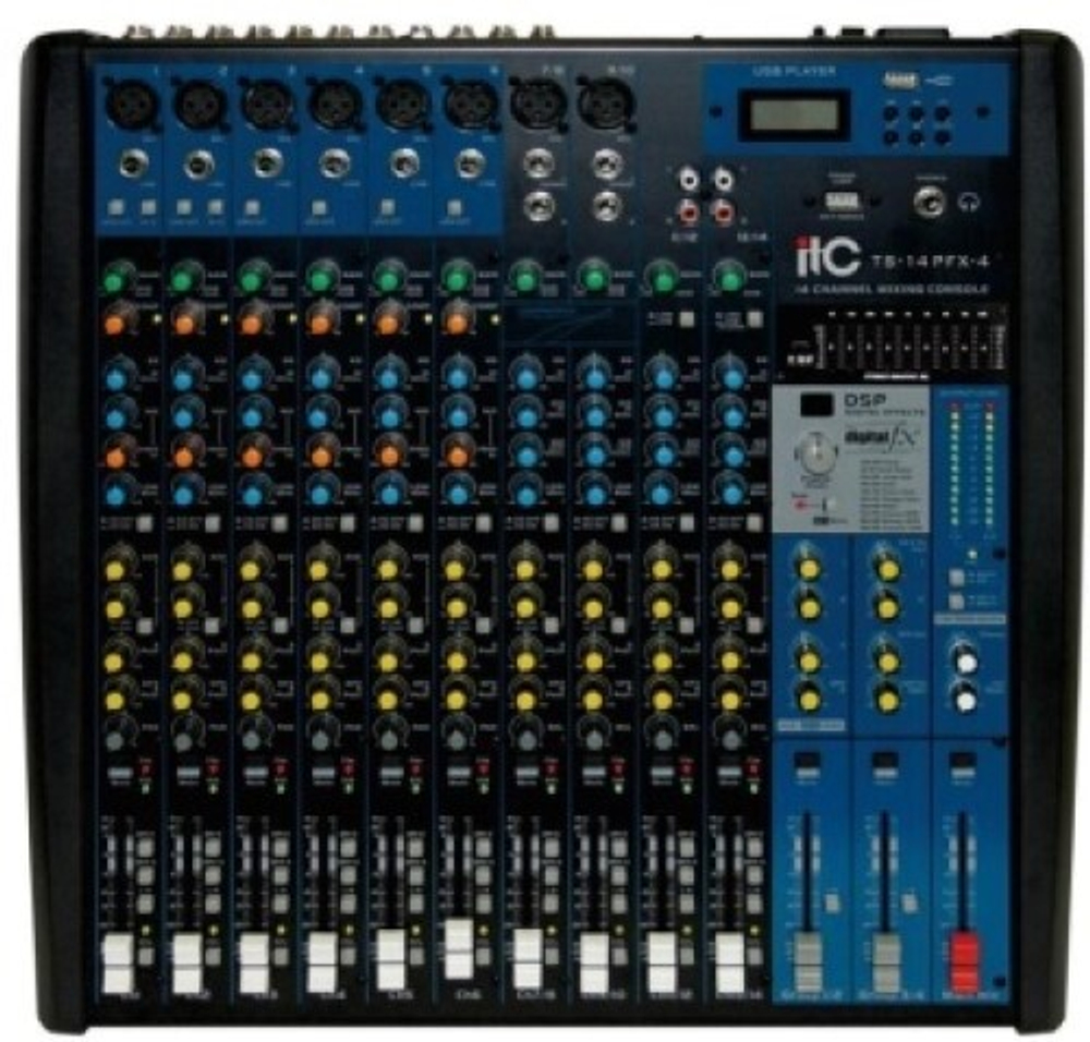 Микшер  ITC TS-14PFX-4