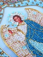 Принт-И24 Ткань с нанесенной авторской схемой Ангел Хранитель