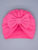 Чалма осенняя детская с бантиком