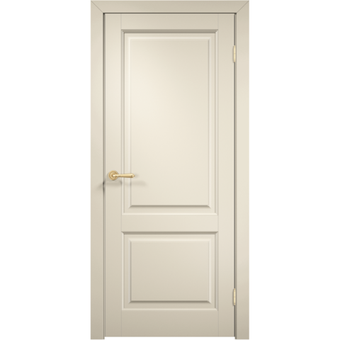 Межкомнатная дверь эмаль Дверцов Алькамо 2 цвет жемчужно-белый RAL 1013 глухая