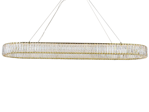 Подвесная светодиодная люстра Newport CRYSTAL 8240N/140 oval gold, М0071023