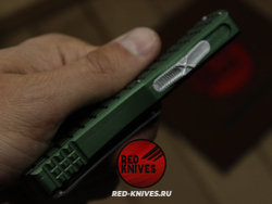 Нож Microtech HERA FRAG S/E - зеленая рукоять, клинок стоунвош RK/Н69