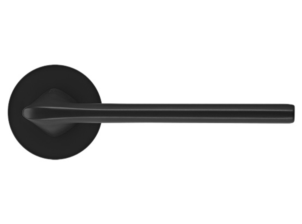 Ручка MORELLI MH-61-R6 BL черный, круглая розетка 6 мм