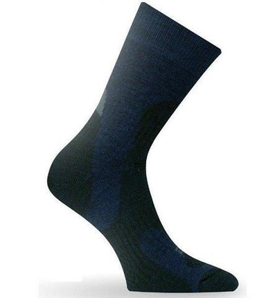 Носки Lasting TRP 698, wool+polyamide, зеленый с черными вставками, размер M , TRP698-M