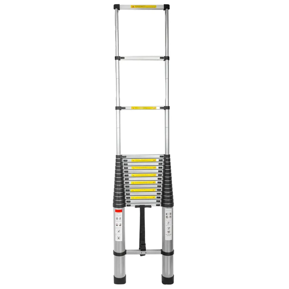 Лестница телескопическая алюминиевая бытовая 7.2м (17 ступ.) FORCEKRAFT FK-BL-T720