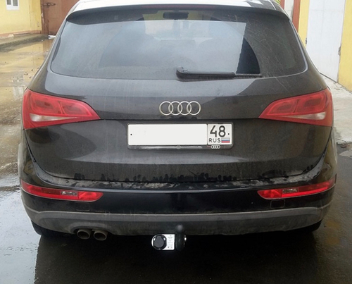 Фаркоп на AUDI Q5 (09.2008-12.2016) (без электрики, паспорт/сертификат в комплекте) Автос.AU 04