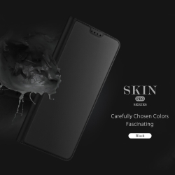 Чехол книжка из PU кожи черного цвета от Dux Ducis для OnePlus 13R, OnePlus Ace 5 и 5 Pro, серия Skin Pro Series Case