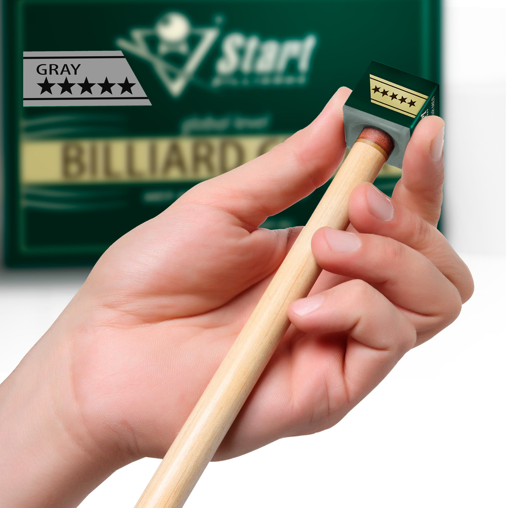 Мел Startbilliards 5 звезд серый (72шт)