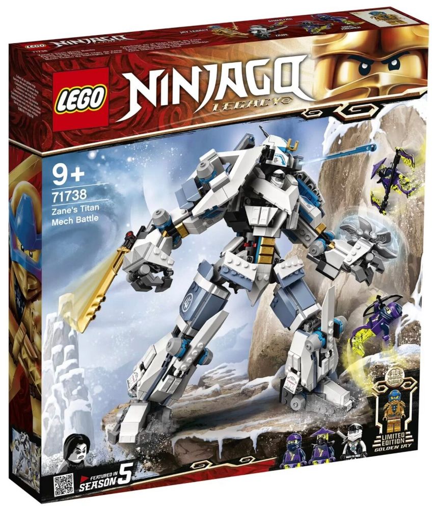 Конструктор LEGO Ninjago 71738 Битва с роботом Зейна