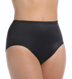 Шелковистые трусы средней степени коррекции с высокими боковыми вырезами (Размер: 5X) (Цвет: бежевый)