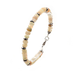 Браслет "Лея" опал благородный