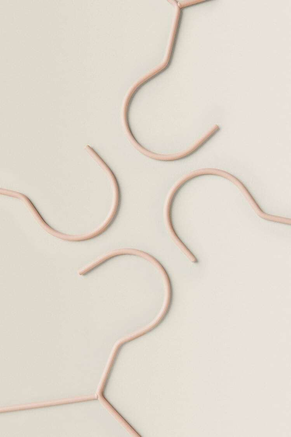 ZARA HOME ДЕТСКАЯ ВЕШАЛКА (НАБОР ИЗ 6 ШТ.) РОЗОВЫЙ