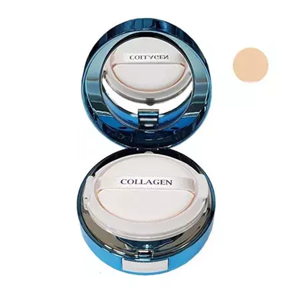 Enough Collagen Aqua Air Cushion SPF50+/PA+++Увлажняющий кушон с коллагеном тон 21 – натуральный бежевый