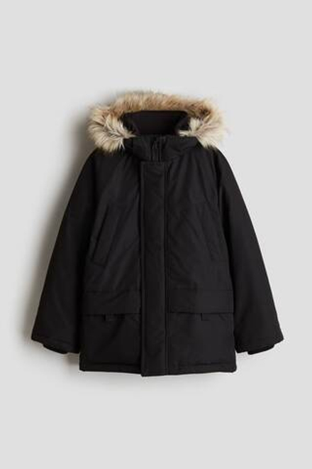 H&M Утеплённая парка, черный