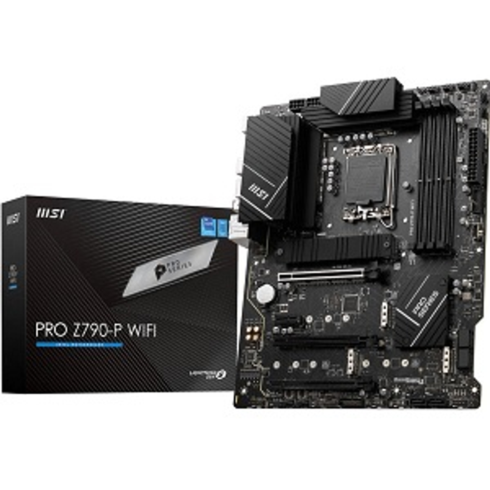 Материнская плата MSI PRO Z790-P WIFI (LGA1700/Z790/4xDDR5/3xPCI-Ex16/4xM.2/SB7.1/GLAN/Wi-Fi/BT/DisplayPort/HDMI/ATX)