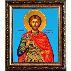 Стефан Галатийский Мученик. Икона на холсте.