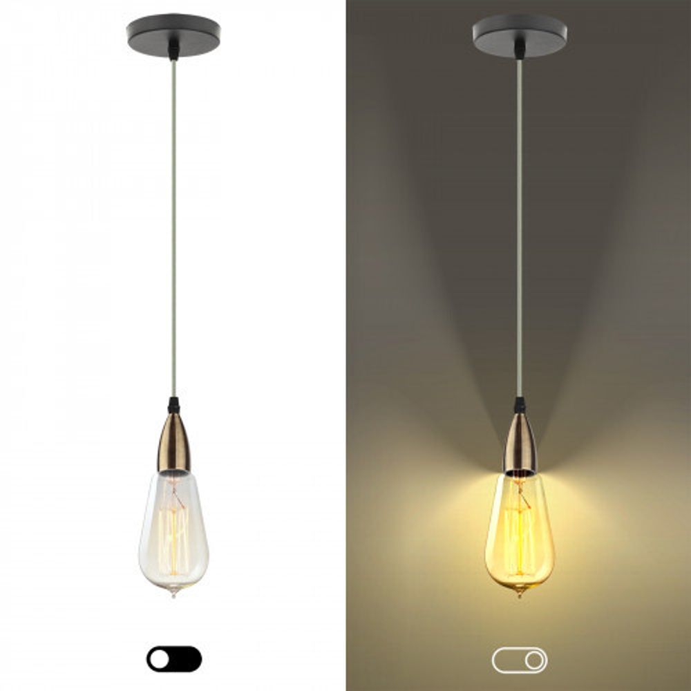 PL13 E27 - 7 BR Подсветка ЭРА Накладной, цоколь Е27, провод 1 м, цвет медь