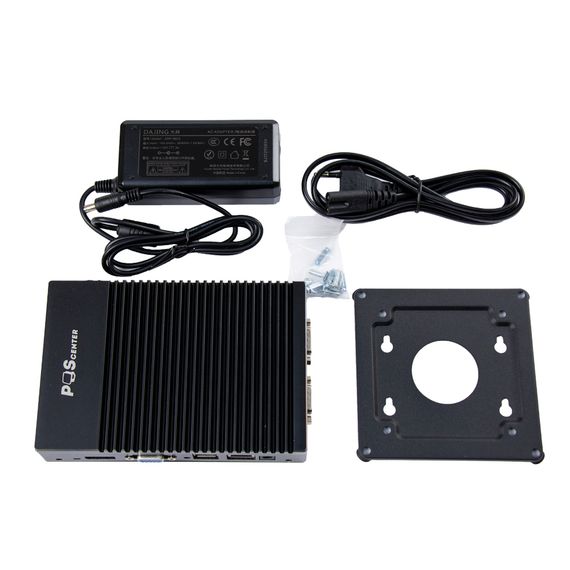 POS-компьютер POScenter BOX PC 1 (AMD A6-1450, RAM 4Gb, SSD 64Gb,Ethernet, 6хUSB, 2xCOM, VGA, HDMI) Win 10 IoT Entry