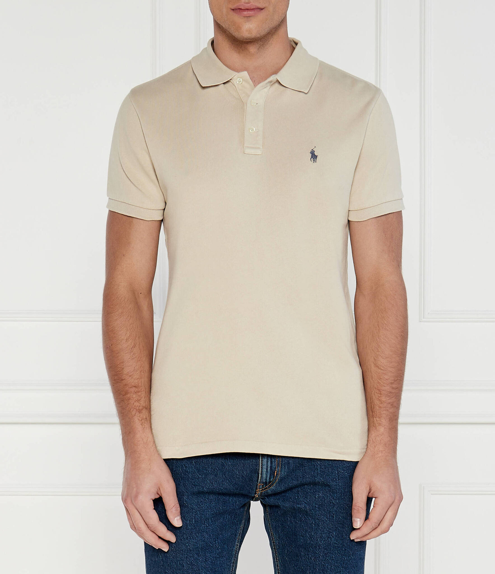 Поло POLO RALPH LAUREN - бежевый(710660897)