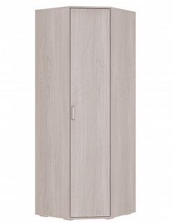 Шкаф угловой для одежды Белла, ясень белый
