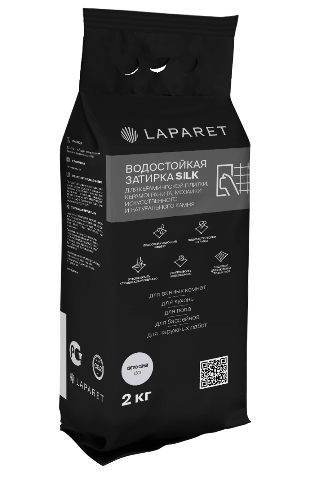 Laparet-fuga Silk, св.-серый водостойкая (2 кг)