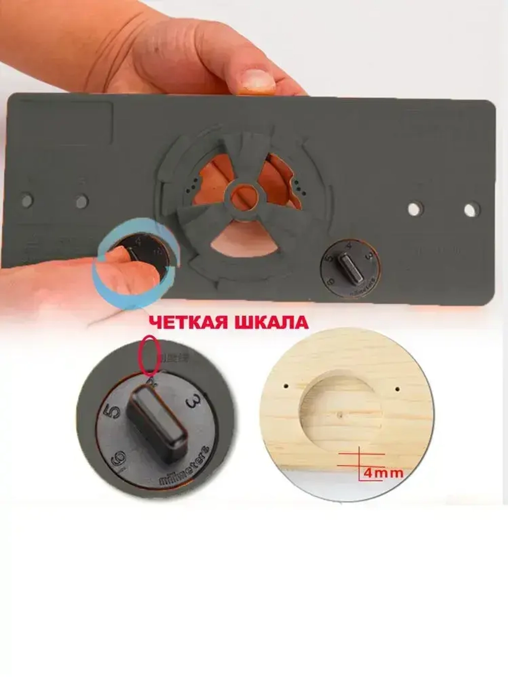 YICITY шаблон для петель мебельных 35mm/Набор из 9 предметов/Кондуктор для установки петель