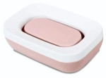 Мыльница открытая Эллиса розовая C843РОЗ