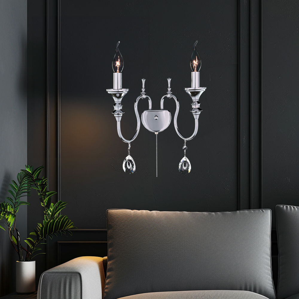 Citilux Рига CL437321 Бра с выключателем Хром