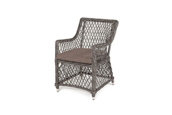"Латте" плетеное кресло из искусственного ротанга, цвет графит