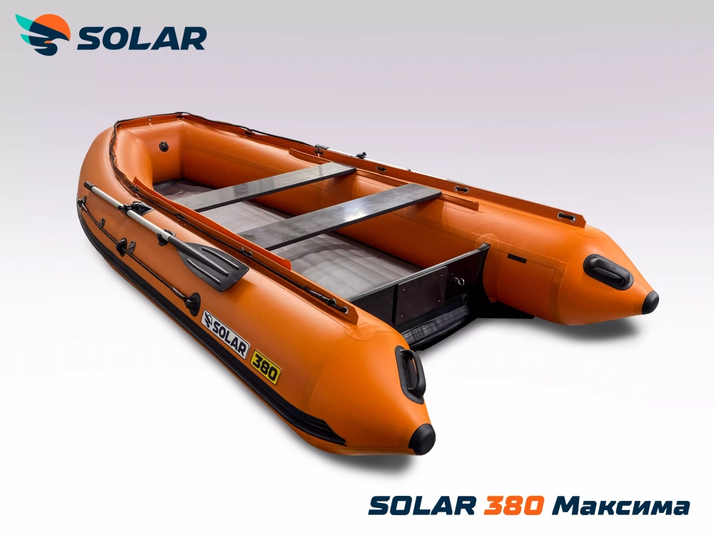 Лодка надувная моторная solar-380 к (максима)
